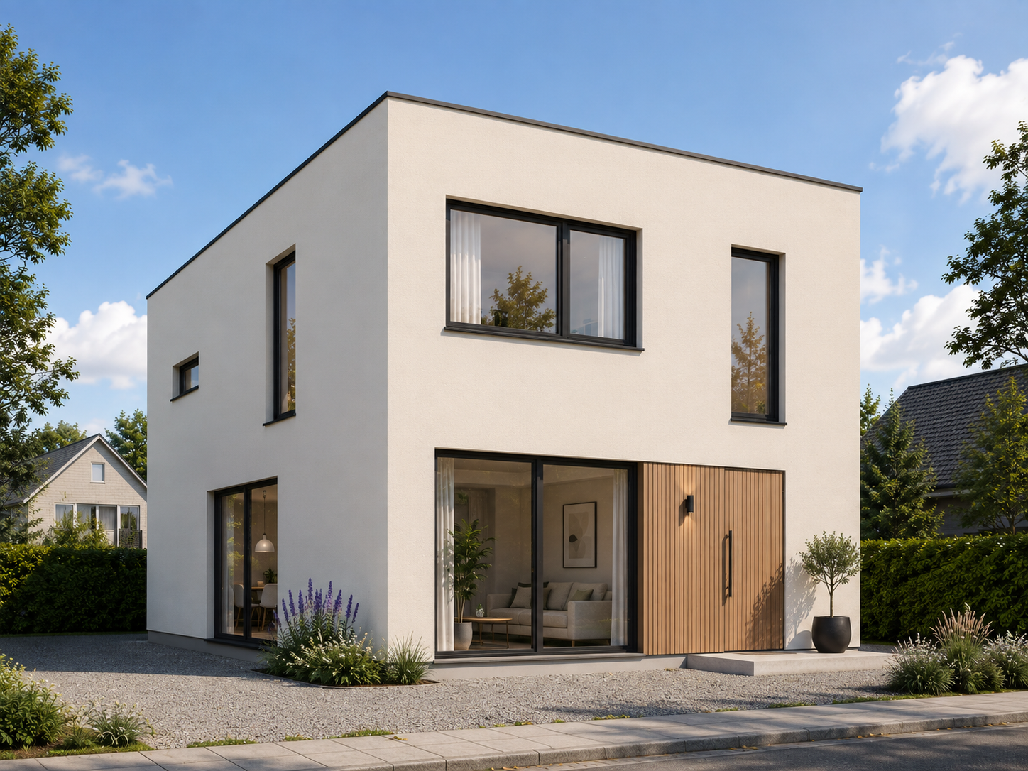 Modern hout